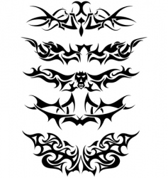 Tattoos set Royalty Free Vector Image - VectorStock