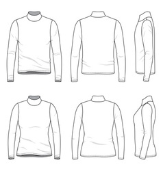 Blank v-neck tee Royalty Free Vector Image - VectorStock