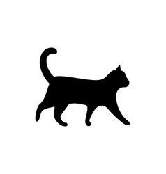 Cat silhouette Royalty Free Vector Image - VectorStock