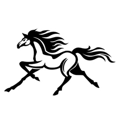 Running horse Royalty Free Vector Image - VectorStock