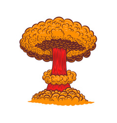 Nuclear explosion Royalty Free Vector Image - VectorStock