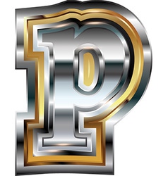 Fancy P Letter Vector Images 35