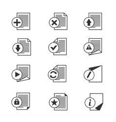 Arrow web icons isolated cursor arrows download Vector Image