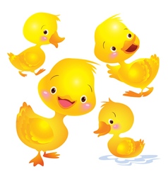 Cartoon duck Royalty Free Vector Image - VectorStock