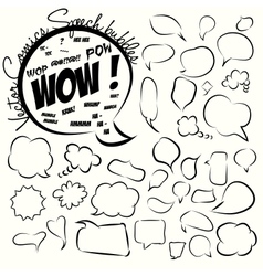 Speech bubbles Royalty Free Vector Image - VectorStock