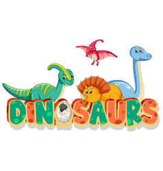 alphabet dinosaur font vector images over 300