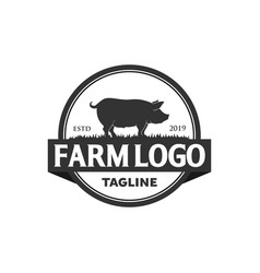 Farm labels 2 Royalty Free Vector Image - VectorStock