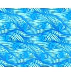 Blue fish scales seamless pattern Royalty Free Vector Image