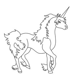 unicorn outline vector images over 350