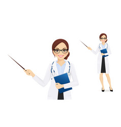 Female doctor Royalty Free Vector Image - VectorStock