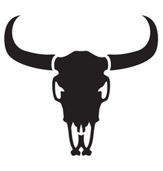 Bull skull icon Royalty Free Vector Image - VectorStock