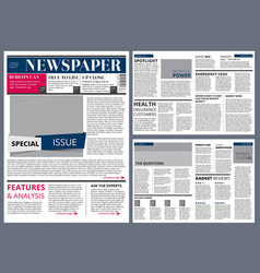 modern newspaper template