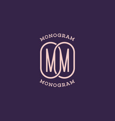 Mm Monogram Vector Images Over 1 100