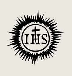 Catholic IHS Symbol SVG DXF Iesus Hominum Salvator Jesus, 53% OFF