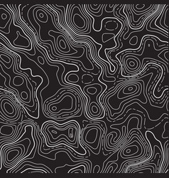 Topographic map seamless pattern background Vector Image