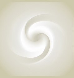 Creamy Texture Food Milk Liquid Swirl Cream Sweet Vector White Creamy Background Vector