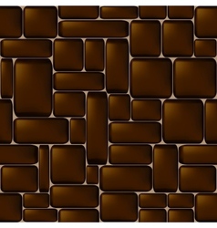 Seamless brown stone background Royalty Free Vector Image