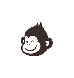 Monkey logo Royalty Free Vector Image - VectorStock