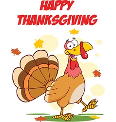 Thanksgiving cartoon Royalty Free Vector Image