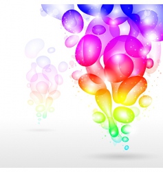 Orange and blue lava lamp background pattern Vector Image