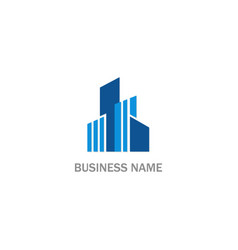 Building cityscape logo Royalty Free Vector Image