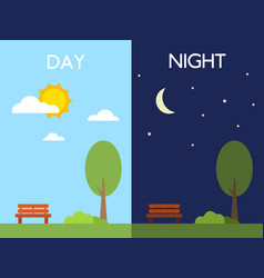 Day and night cycle diagram Royalty Free Vector Image