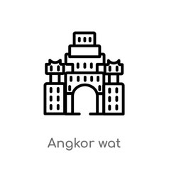 Featured image of post Angkor Wat Drawing Easy Angkor thom is one huge complex with multiple temples inside angkor wat is a temple complex built by king suryavarman ii in the early 12th century as his state temple and capital city