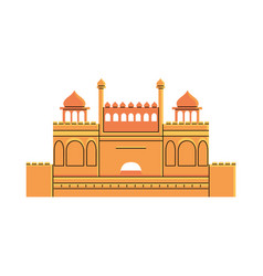 Famous temples and monuments india Royalty Free Vector Image