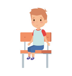 Boy Sitting Nicely on a Chair Vector Images (52)