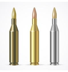 Gun bullet icon set Royalty Free Vector Image - VectorStock