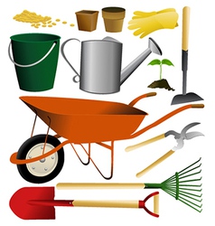 Garden tools Royalty Free Vector Image - VectorStock