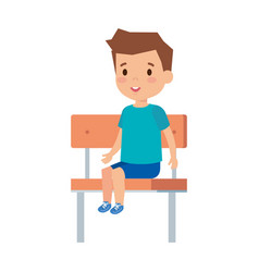 Boy Sitting Nicely on a Chair Vector Images (52)