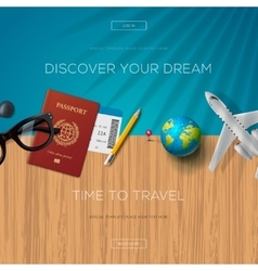 Time to travel Royalty Free Vector Image - VectorStock