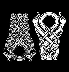 Ancient celtic scandinavian design celtic Vector Image