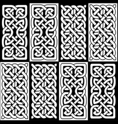 Celtic knot inspired by scottish irish carving Vector Image