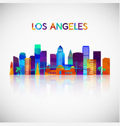 los angeles skyline vector images over 210