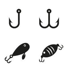 Download Fishing hook Royalty Free Vector Image - VectorStock