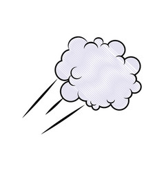 Cartoon cloud graffiti artistic design Royalty Free Vector