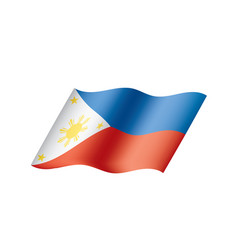 Philippines flag Royalty Free Vector Image - VectorStock