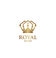 King crown isolated icon Royalty Free Vector Image