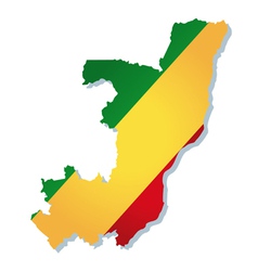 Congo Flag Map Vector Images Over 440