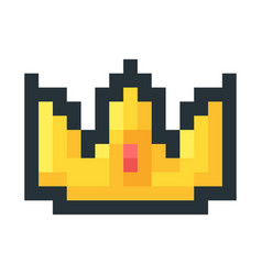 Sword pixel art icon Royalty Free Vector Image