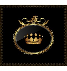 Black and gold background Royalty Free Vector Image