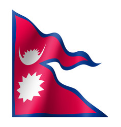 Nepal Flag Waving Vector Images (94)