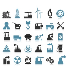 Industrial icon Royalty Free Vector Image - VectorStock