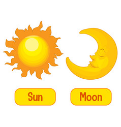 Moon Flashcard Vector Images (56)