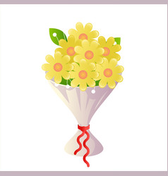 Cartoon flowers Royalty Free Vector Image - VectorStock