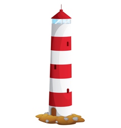 A light house Royalty Free Vector Image - VectorStock