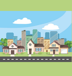 Cartoon Neighborhood Vector Images Over 3 200
