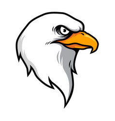 Eagle head mascot logo template Royalty Free Vector Image